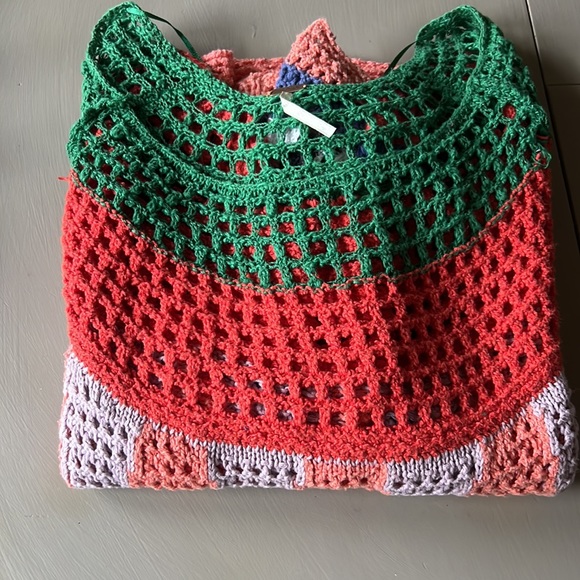 Free People knit print pullover sweater - Picture 6 of 6